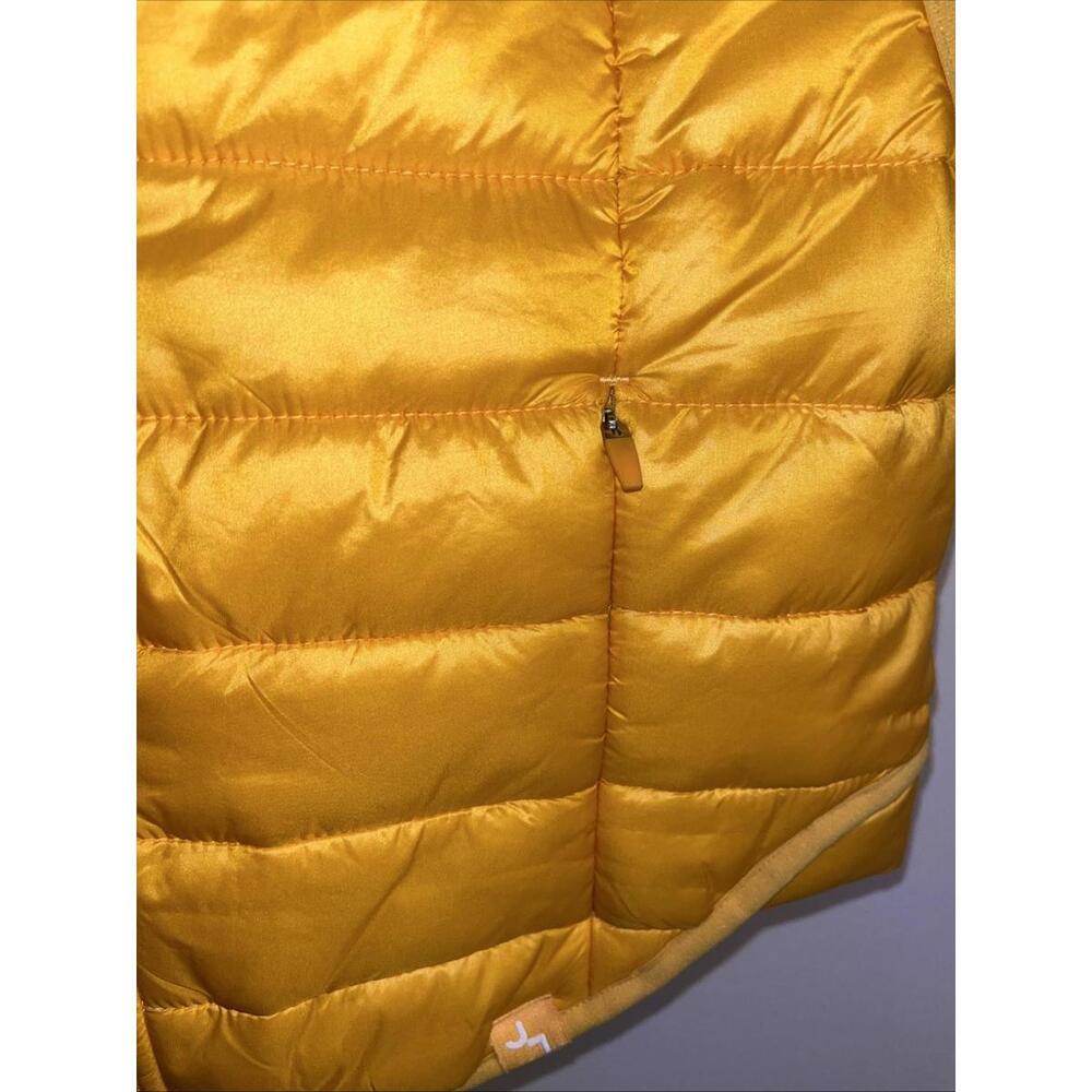 NWT JoyLab Quilted Puffer Vest Lily Yellow Full Zip Pockets Size XS NWT - Picture 5 of 8